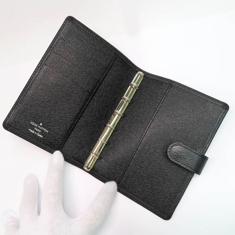 Louis Vuitton Agenda PM R20426 Taiga - Ardoise Silver-hardware Leather