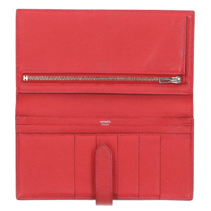 Hermes Bearn Souffle Z Engraved Svhardware Wallet Men's