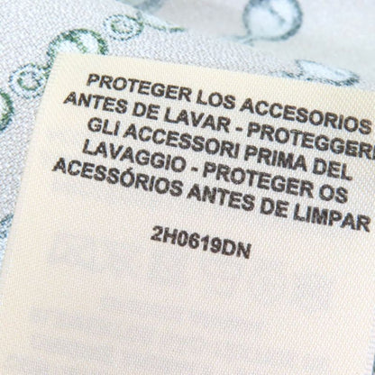 Hermes 22AW 2h0619dn 100% Silk Back Ribbon Total Pattern Long Sleeves Cut And