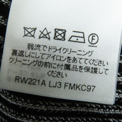 Louis Vuitton 22SS Trumpet Sleeve Cardigan Black Gray M With Box Made In Italy