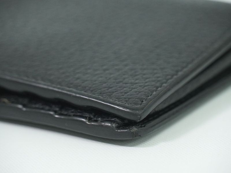 Authentic Gucci GG Marmont Long Wallet Long Wallet Leather Black 428740 Wallet