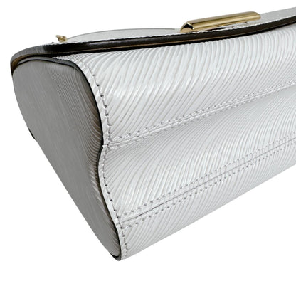 Louis Vuitton Epi Leather Twist MM Bron Shoulder Bag White