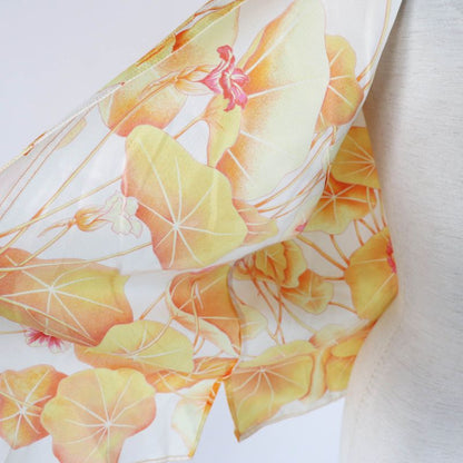 Hermes Vintage Margiela Period Les Capucines Golden Lotus Flower