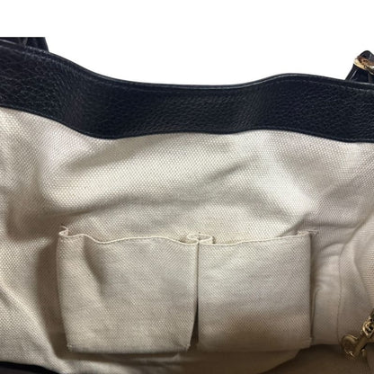 Gucci Soho Shoulder Bag Leather 282309 Black Ladies Gucci  Gucci