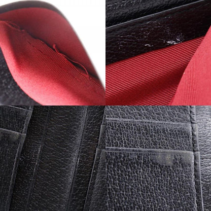 Bvlgari Logomania Wallet Canvas Black Men's Bifold Wallet