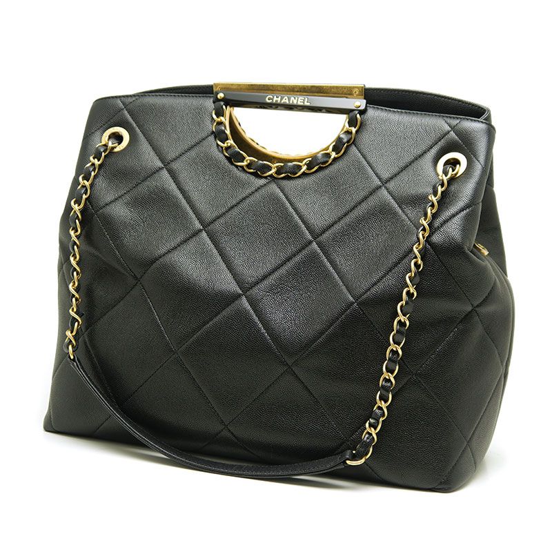 Chanel Shopping Bag Classic Caviar Skin 2WAY Bag