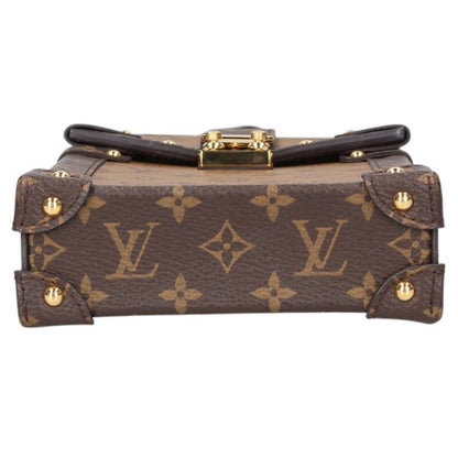 Louis Vuitton M67873 Pochette Trunk Vertical Monogram Reverse Shoulder Bag Women