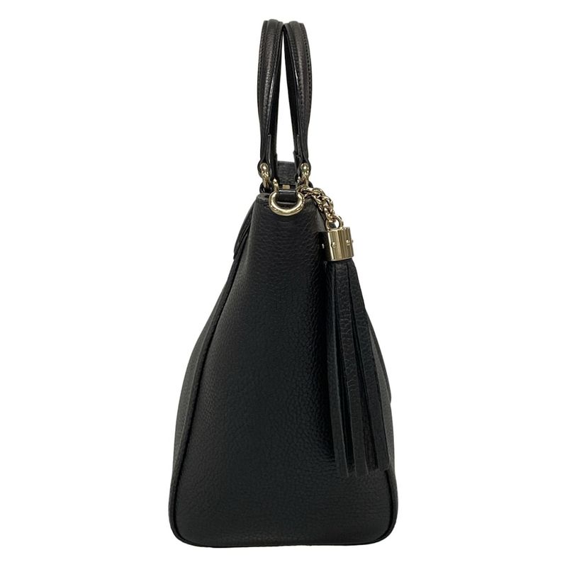 Gucci Handbag Soho 369176 Black Leather