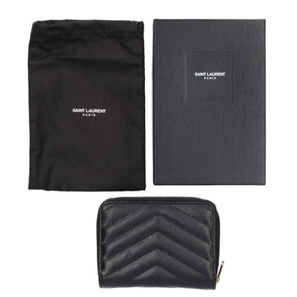 Saint Laurent Paris 403723 Cassandra Logo Compact Wallet For Women