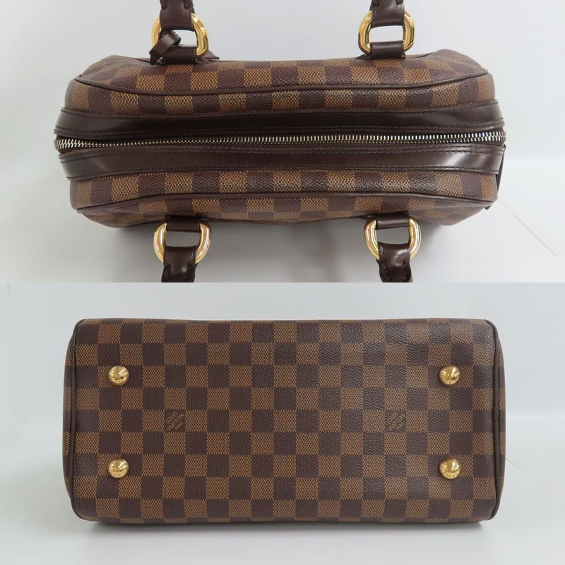 Louis Vuitton Duomo N60008 Damier Ebene Tote Bag Handbag Dome Shape