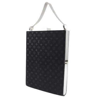 Louis Vuitton Angers GM Party Bag M92100 Monogram Satin Noir Black Sp0070