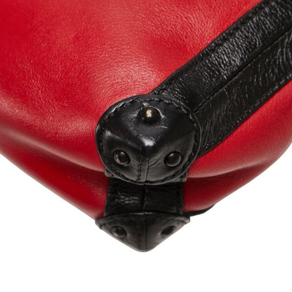 Louis Vuitton Petite Mal Soft MM Red Black Leather Women Louis Vuitton