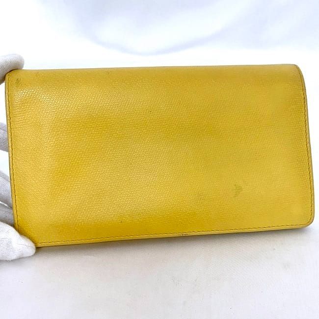 Chanel Bifold Long Wallet Ec21016 Yellow Coco Button