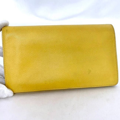 Chanel Bifold Long Wallet Ec21016 Yellow Coco Button
