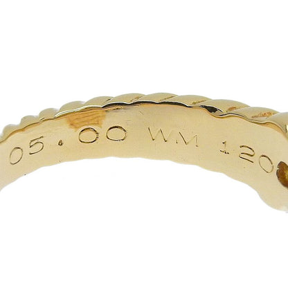 Van Cleef & Arpels Van Cleef & Arpels Alhambra 18K Yellow Gold No 9 White Shell