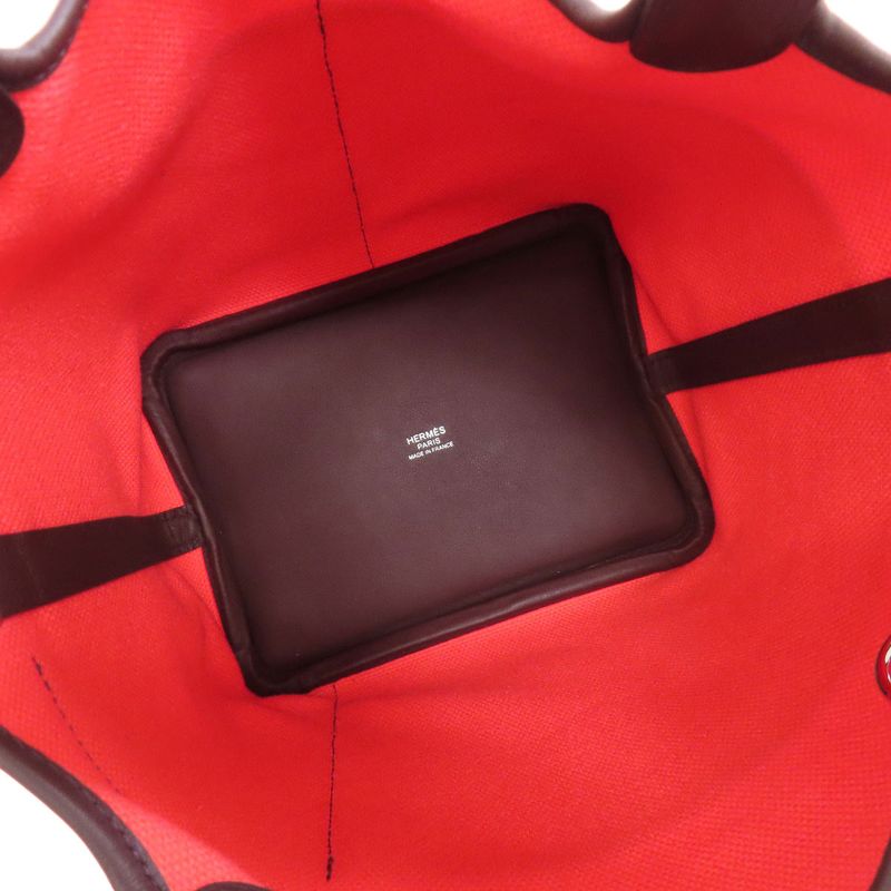 Hermes Picotin Lock PM Silver Hardware Handbag Toile Ashe Women