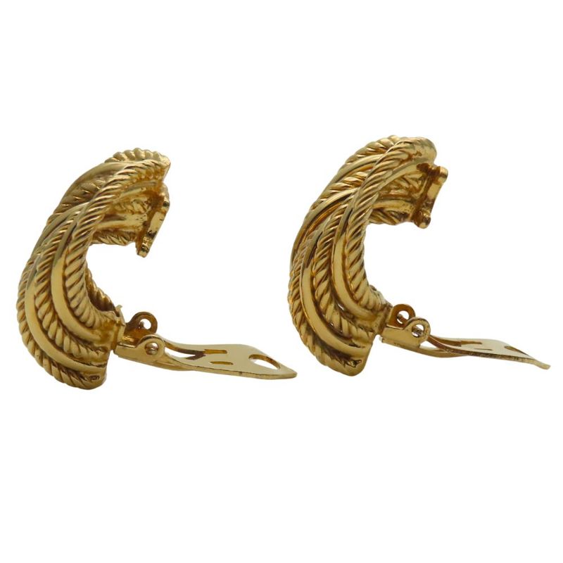 Celine Earrings Metal Gold Plated Accessories Ladies Women Celine