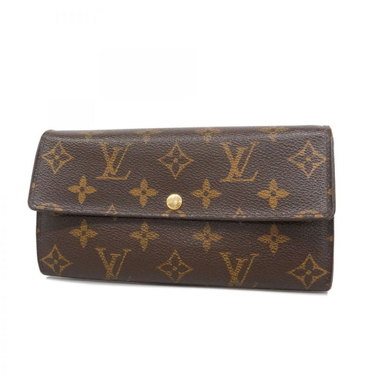Louis Vuitton Long Wallet Monogram Portefeuille Sarah M61734 Brown Men's