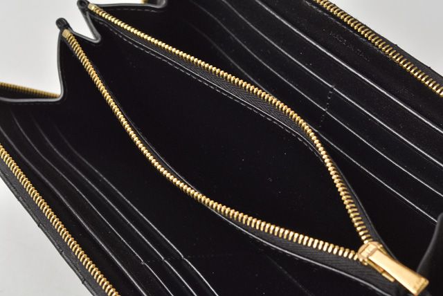 Celine Wallet Long Wallet Large Zipped Wallet 10b553bfl Quilted Black