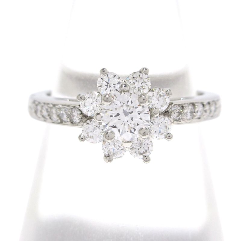 Tiffany & Co Ring Flora Pt950 X Diamonds