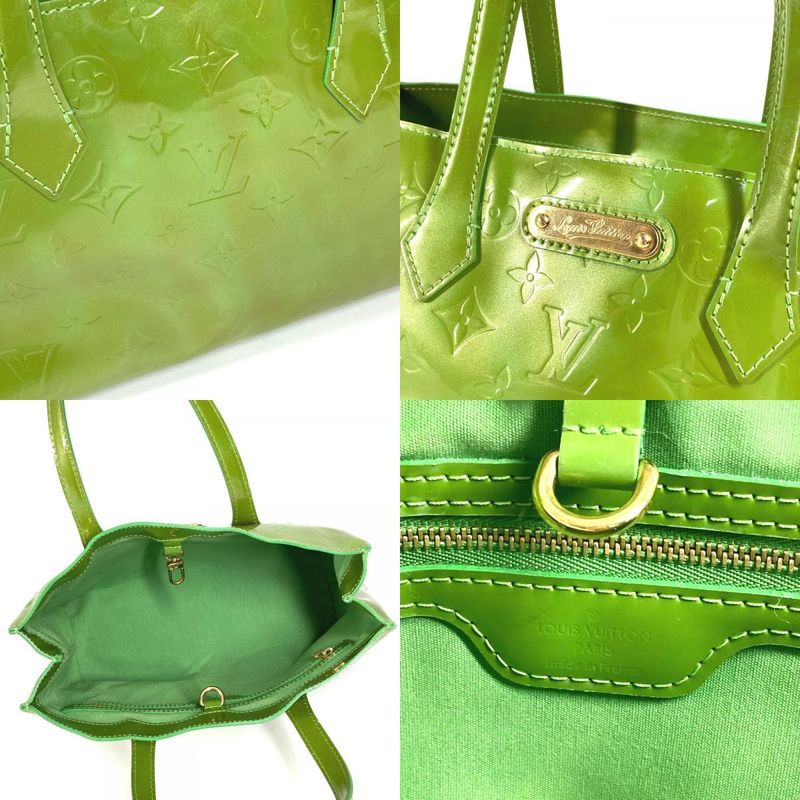 Louis Vuitton Handbag Wilshire Bluebird M93645 Monogram Vernis Canvas Vert