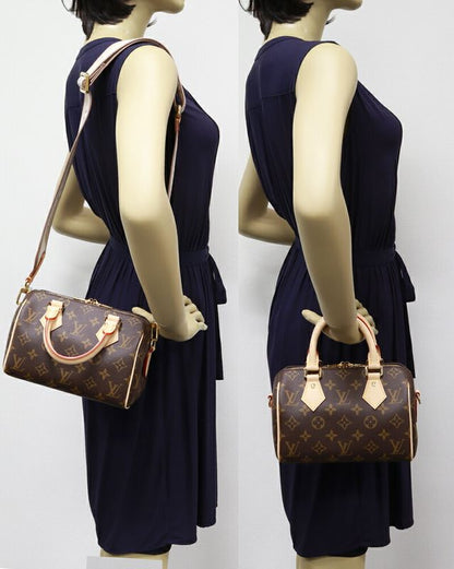 Louis Vuitton Handbag Shoulder Bag Monogram Beige Speedy Bandoliere 20 M46222