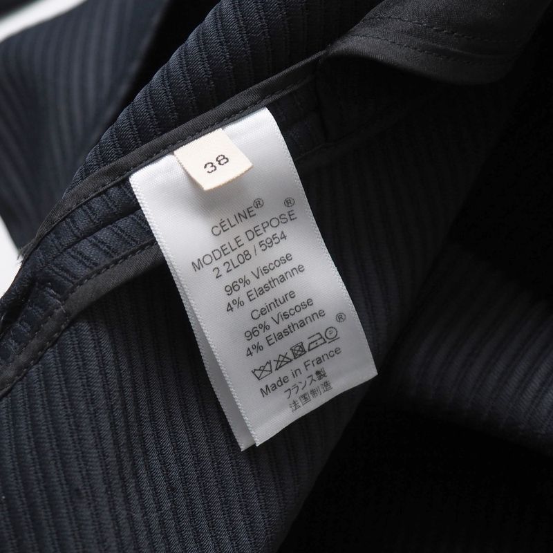 Celine Skirt Size 38 Phoebe Period Wrap Skirt Rolled Skirt Made In France