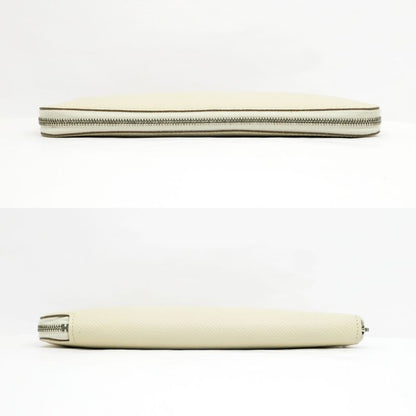 Hermes Azap Long Silk-in Epson Cles Silver-hardware D Engraved Ivory-lea