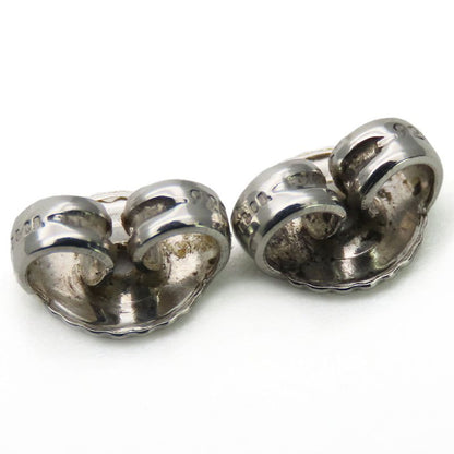 Tiffany & Co Earrings Open Heart 925 Silver Approx 2.1g Silver Elsa Peretti