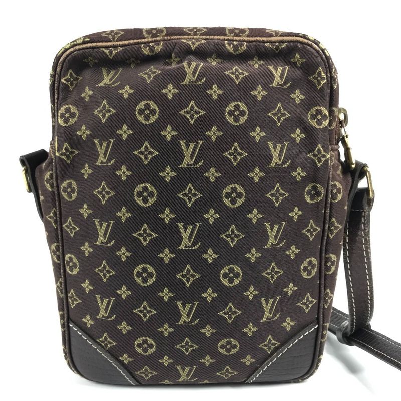 Louis Vuitton Shoulder Bag Danube M95228 Monogram Mini Lin Canvas Brown