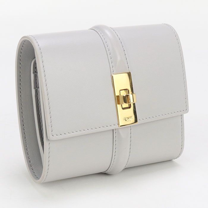 Celine Small Trifold Wallet 16 (sase) 10f52 3CQ7 Trifold Wallet Calf Womens