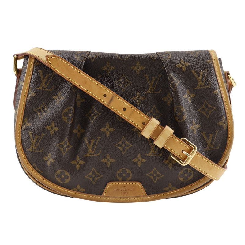 Louis Vuitton Menilmontane PM M40474 Monogram Canvas Ct4113 Ladies Shoulder Bag