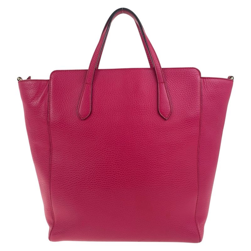 Gucci Swing Pink Gold Hardware Leather 368824 Tote Bag Shoulder Bag 2way Ladies