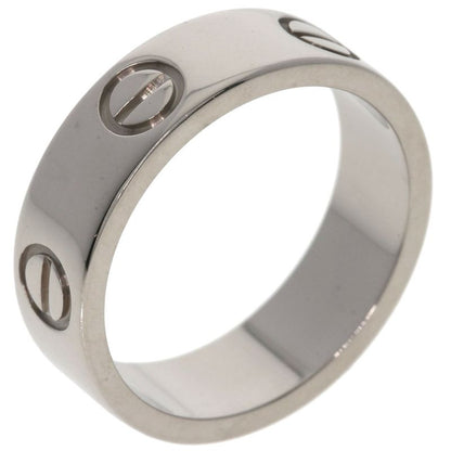 Cartier Love Ring #51 Ring - 18K White Gold Ladies