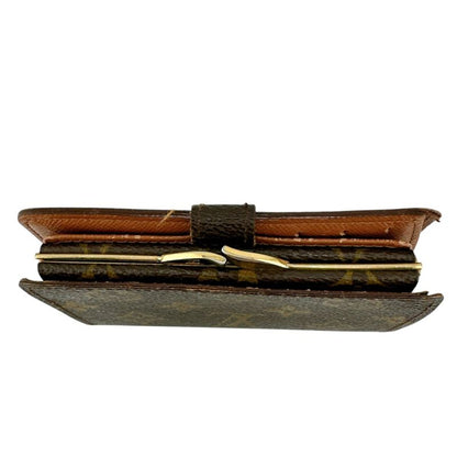 Louis Vuitton M61663 Monogram Wallet With Credit Card Pocket Porte Monet Vieux