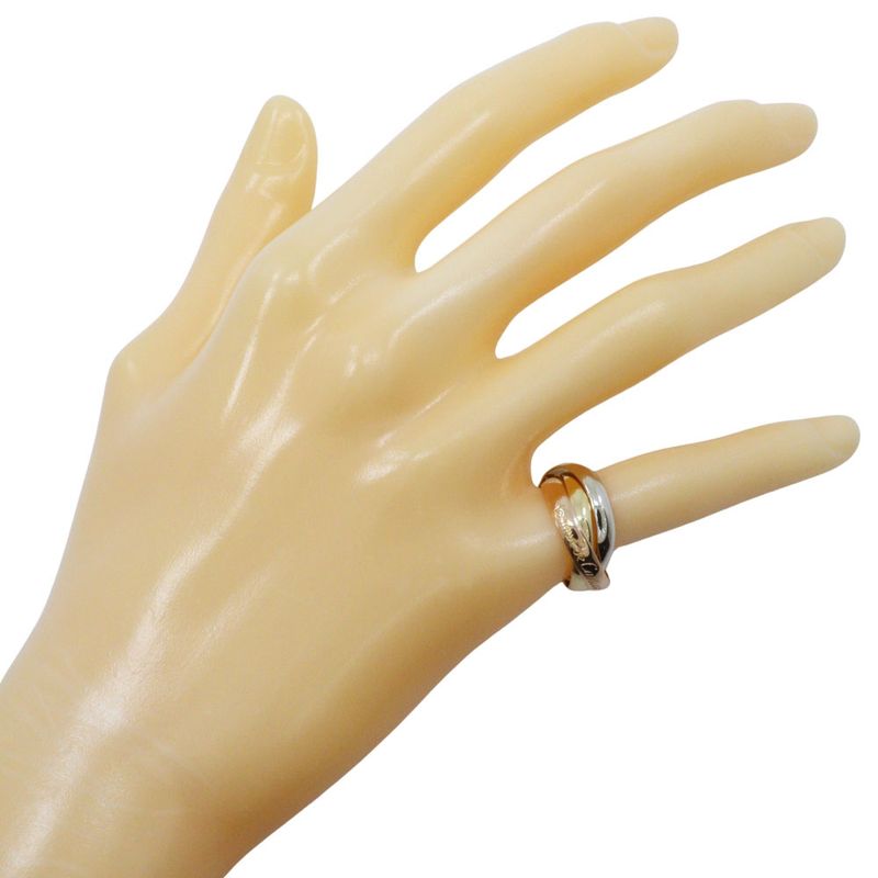 Cartier Trinity 18K Gold (yg×pg×wg) No 9 Ladies 7.1g Ring