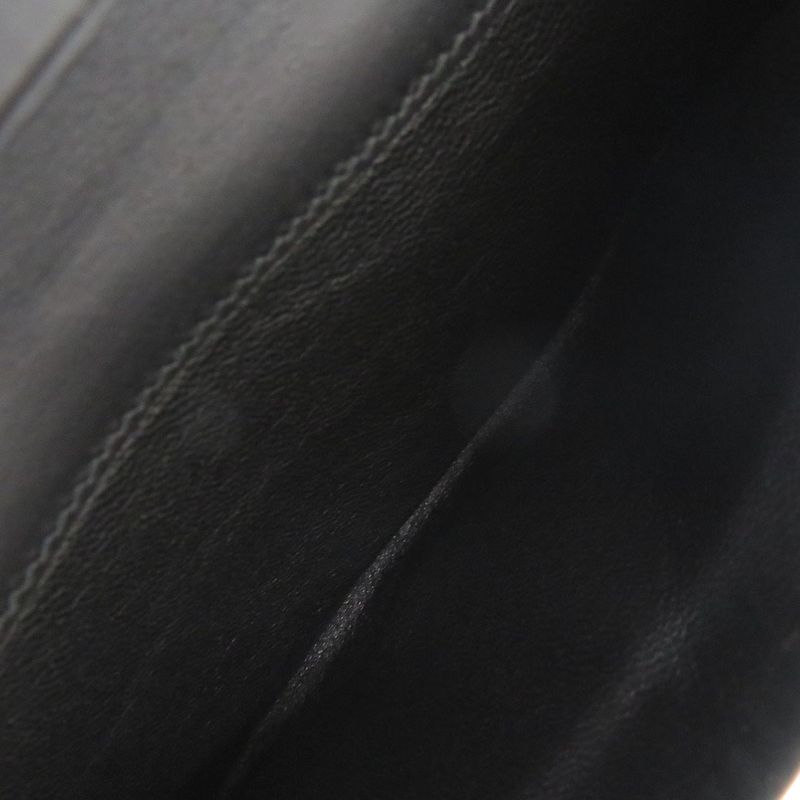 Bottega Veneta Intrecciato Leather Black Long Wallet Long Billfold Black 0926