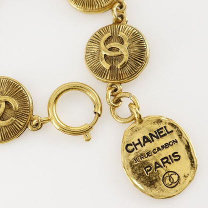 Chanel Coco Mark 31 RUE Cambon Vintage Gold Plated Ladies 40g Bracelet
