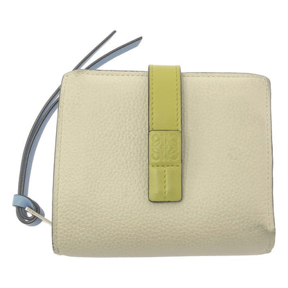 Loewe - SGC Compact ZIP Wallet Anagram Logo Leather Compact Wallet Purse - Off