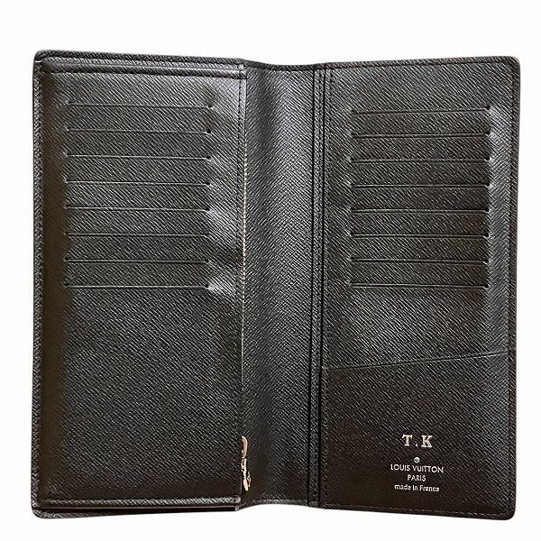 Louis Vuitton Taiga Portefeuille Brazza M30501 Long Wallet Two Folds Unisex