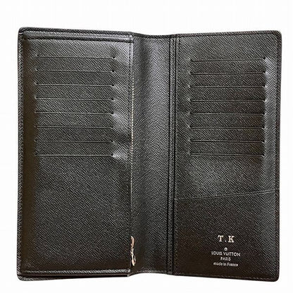 Louis Vuitton Taiga Portefeuille Brazza M30501 Long Wallet Two Folds Unisex