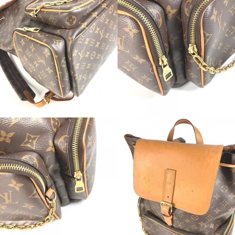 Louis Vuitton Backpack Sac Trio Backpack M44658 Monogram Canvas Brown