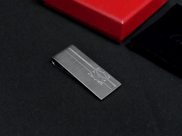 Cartier 2C Money Clip Men's Silver Fs2583