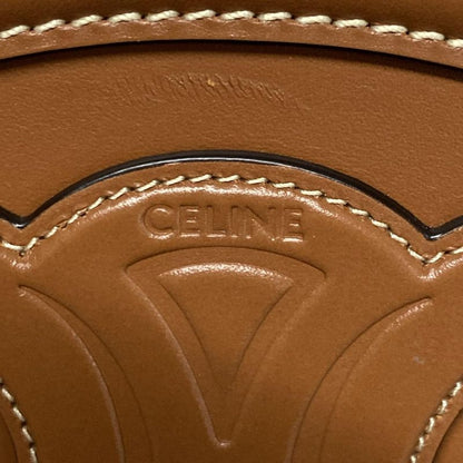 Celine Shoulder Bag Crossbody Oval Purse Cuir Triomphe Tan (brown) Mini Bag