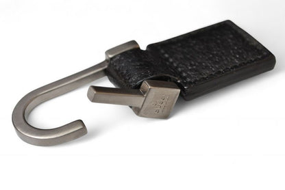 Gucci Outlet Key Case Key Holder Gucci 6-stacks Pigskin Sherry Line Black 033