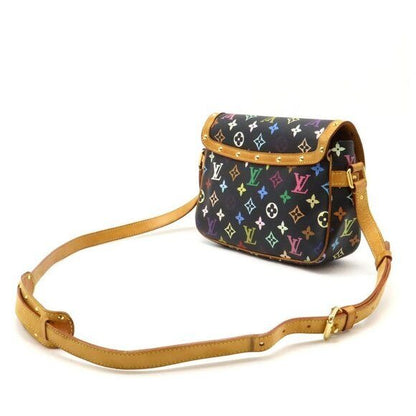 LOUIS VUITTON Monogram Multicolor Sologne Black Crossbody Shoulder Bag