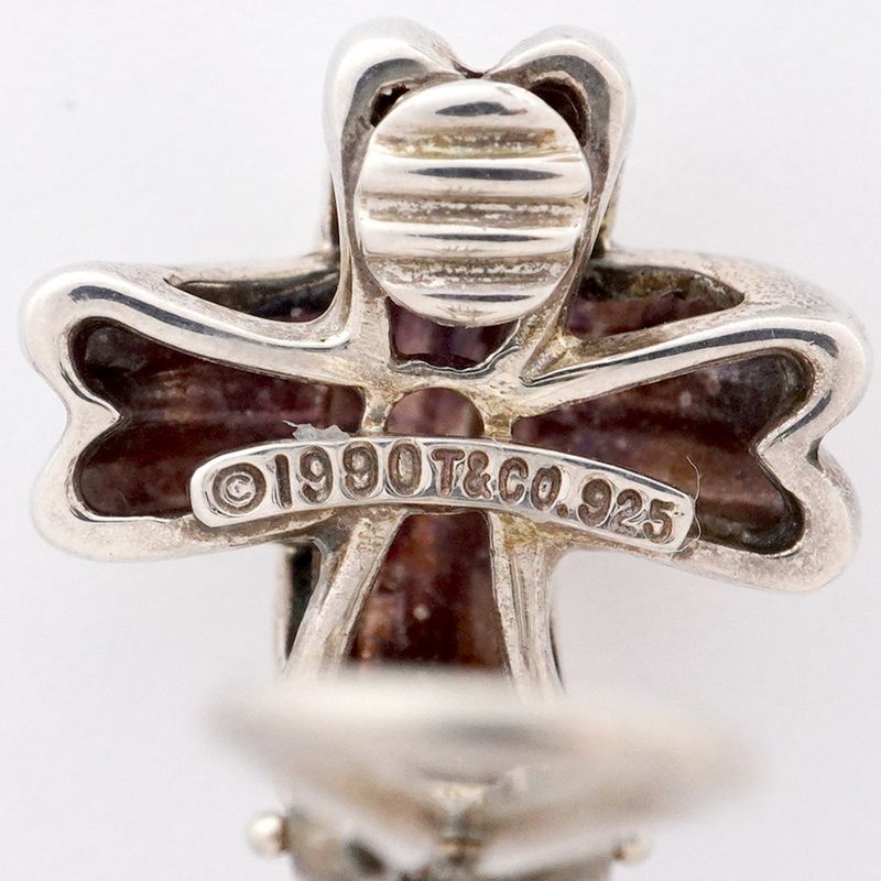 Tiffany & Co Earring Signature Silver 925 Ladies