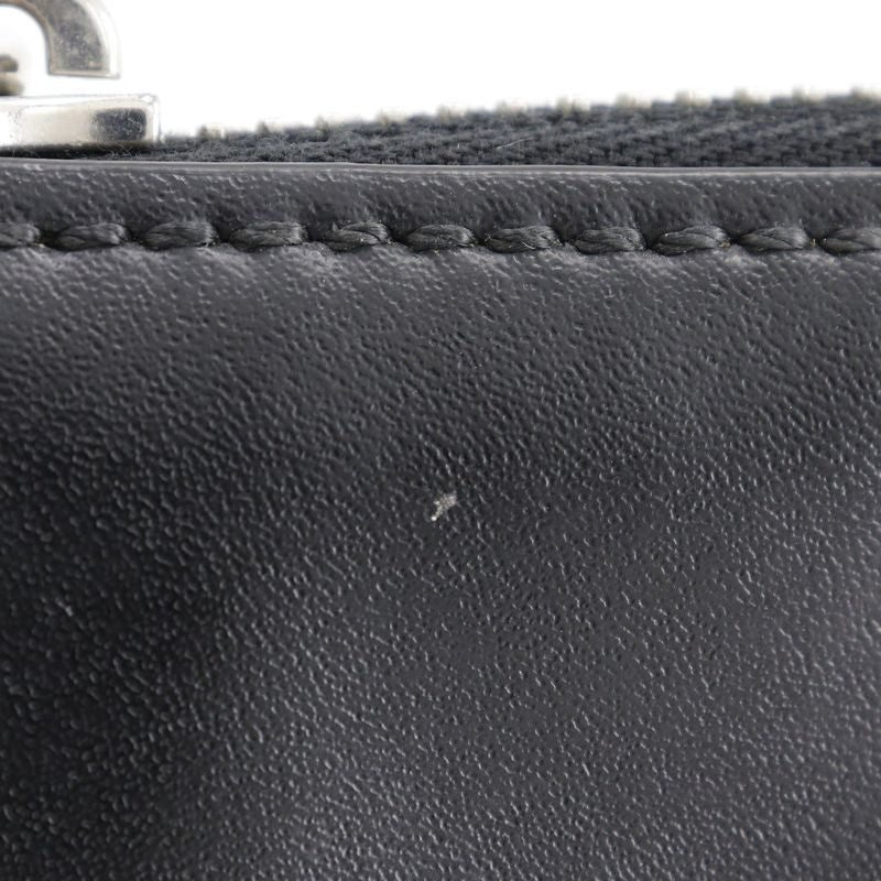 Fendi Bugs Monster 7va433 Calf Black Unisex Clutch Bag