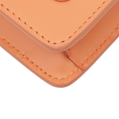 Bulgari Serpenti Forever Bag Charm Pouch Orange Leather Women's Bvlgari