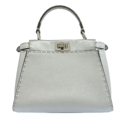 Fendi Peekaboo Mini Selleria 2WAY Handbag Calf Women